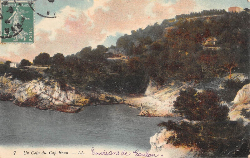 Carte postale ancienne Un Coin Du Cap Brun