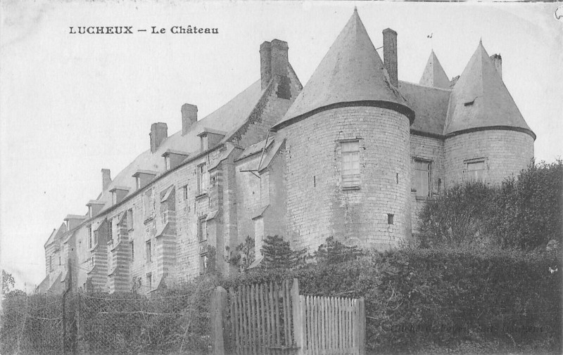 Carte postale ancienne Lucheu Le Chateau