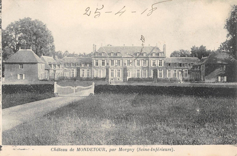 Carte postale ancienne Chateau De Mondetour Par Morgny