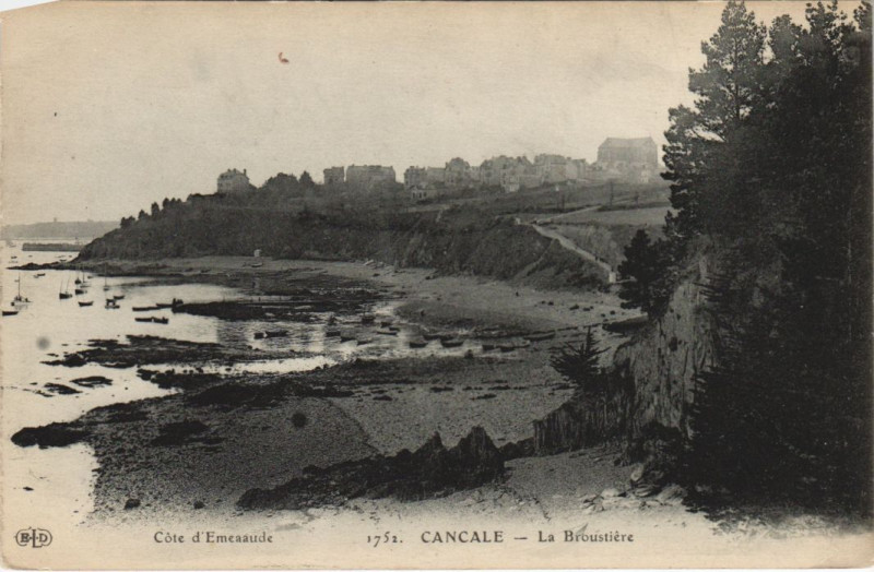 Carte postale ancienne Cancale La Broustiere à Cancale