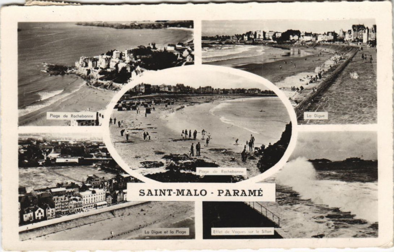 Carte postale ancienne Saint-Malo Parame - Scenes à Saint-Malo