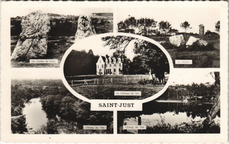 Carte postale ancienne Saint-Just Scenes à Saint-Just