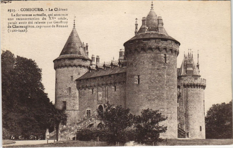 Carte postale ancienne Combourg Le Chateau à Combourg