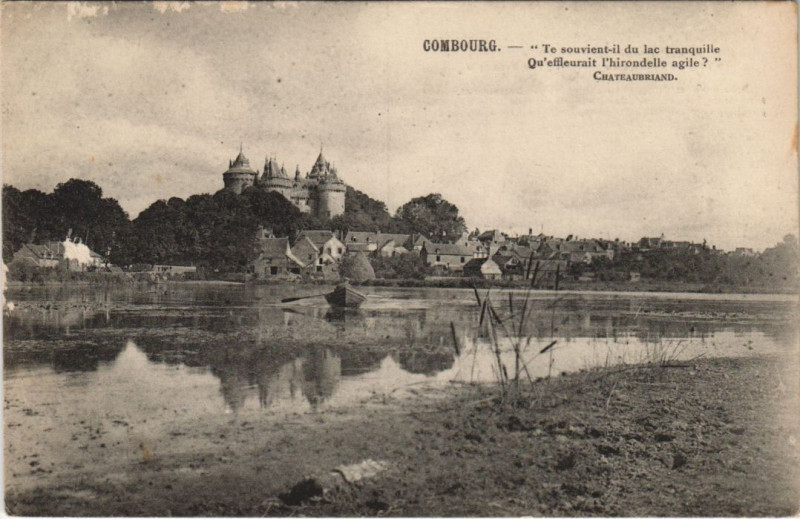 Carte postale ancienne Combourg Vue Generale à Combourg