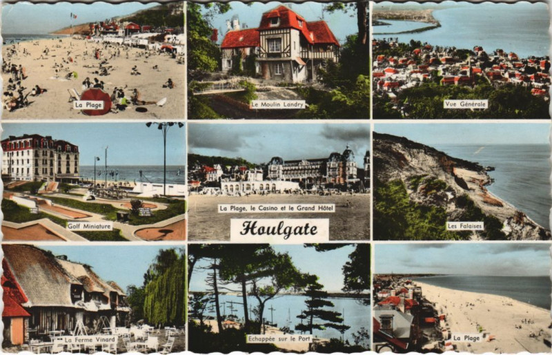 Carte postale ancienne Houlgate souvenir à Houlgate