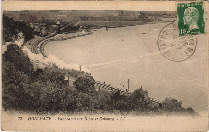 Carte postale ancienne Houlgate Panorama à Houlgate