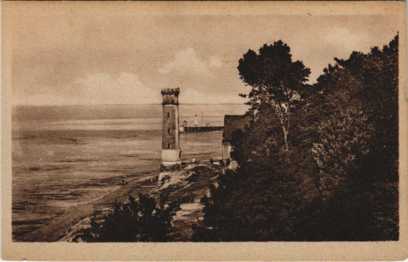 Carte postale ancienne Honfleur Le Phare de l'HOspice à Honfleur