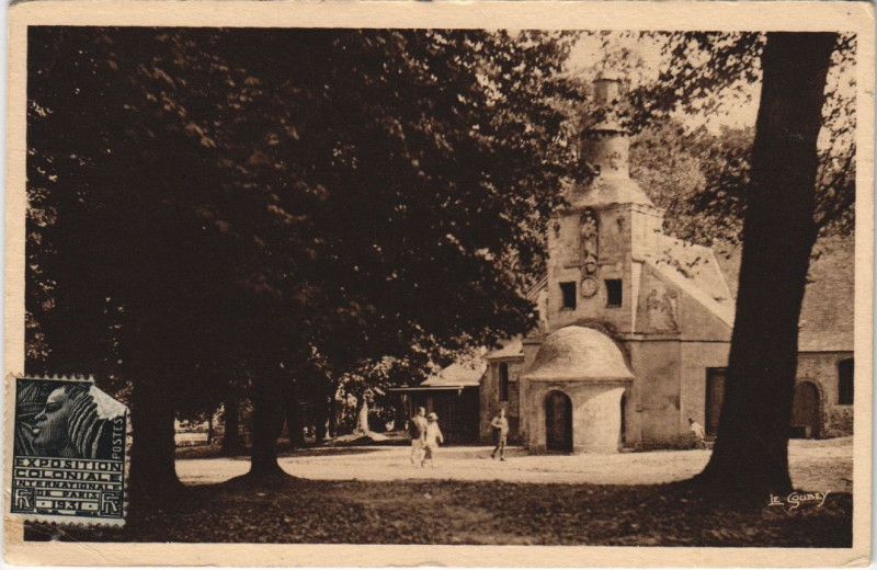 Carte postale ancienne Honfleur Chapelle Notre Dame de Grace à Honfleur