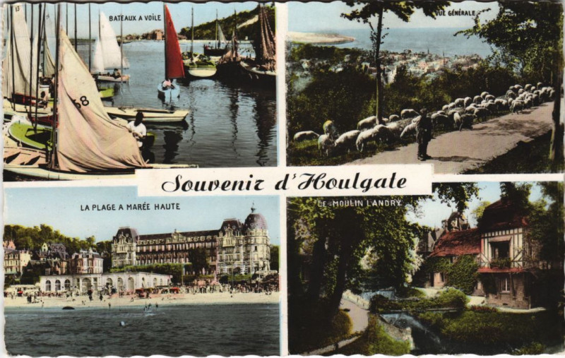 Carte postale ancienne Houlgate souvenir à Houlgate