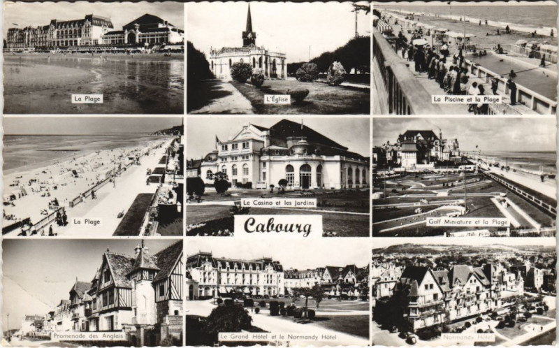 Carte postale ancienne Cabourg souvenir à Cabourg