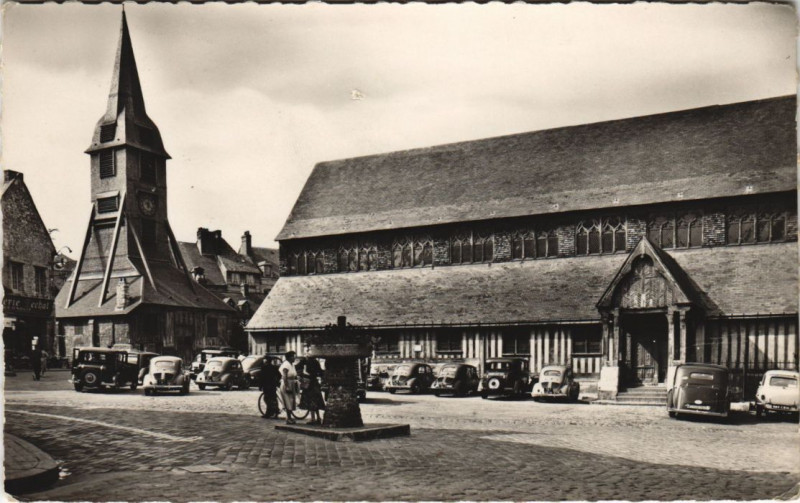 Carte postale ancienne Honfleur Clocher Sainte-Catherine à Honfleur