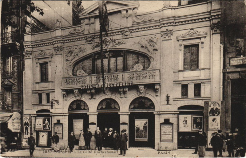 Carte postale ancienne Paris 9e La Gaite de Rochechouart à Paris 9e