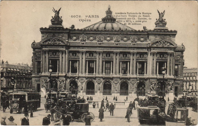 Carte postale ancienne Paris 9e l'Opera à Paris 9e