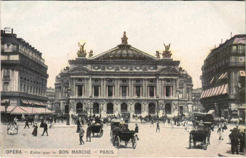 Carte postale ancienne Paris 9e l'Opera à Paris 9e