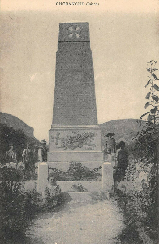 Carte postale ancienne Choranche Isere à Choranche