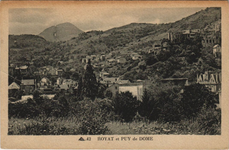 Carte postale ancienne Royat à Royat