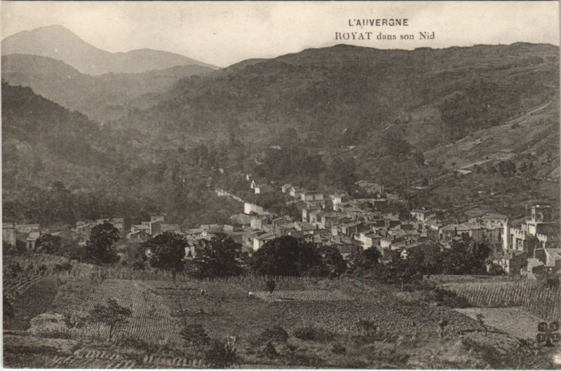 Carte postale ancienne Royat à Royat