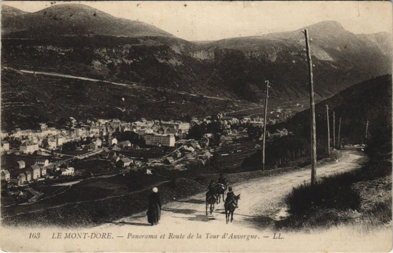 Carte postale ancienne Mont Dore panorama à Mont-Dore
