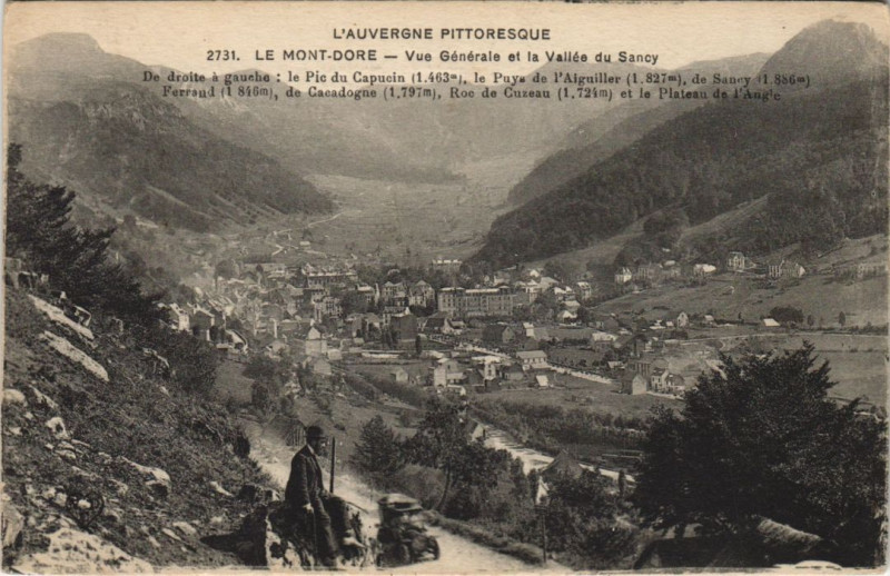 Carte postale ancienne Mont Dore vue generale à Mont-Dore