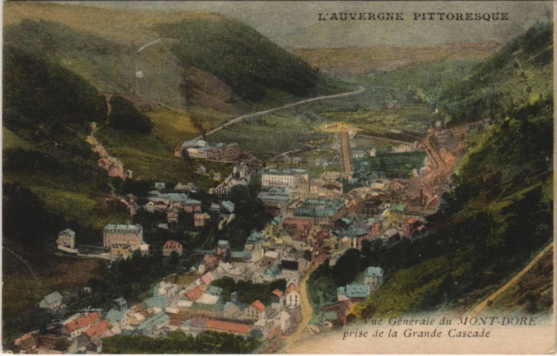 Carte postale ancienne Mont Dore vue generale à Mont-Dore