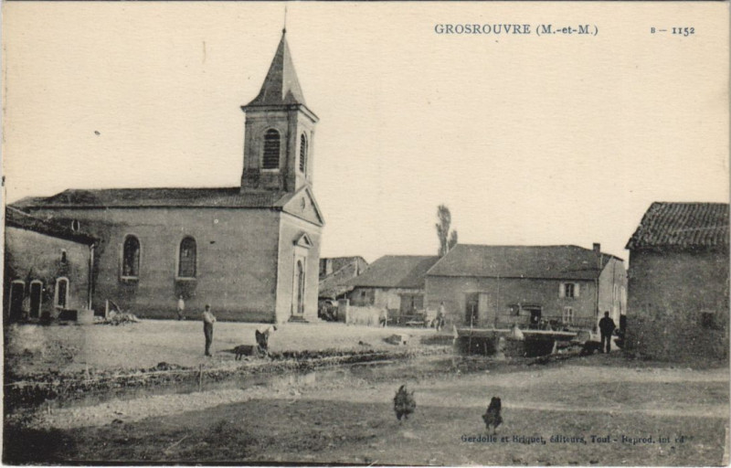 Carte postale ancienne Grosrouvre à Grosrouvres