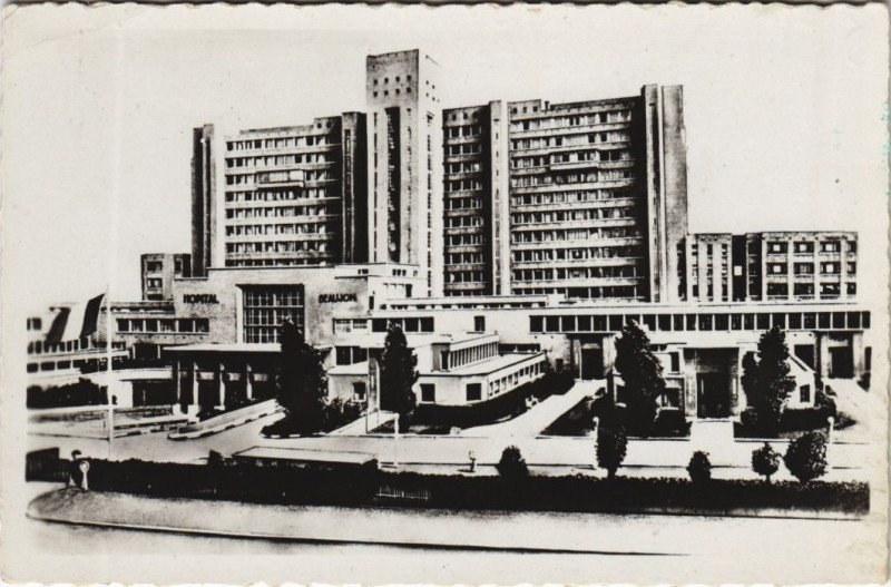 Carte postale ancienne Hôpital Beaujon à Clichy