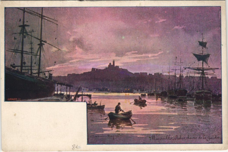 Carte postale ancienne Marseille Notre-Dame de la Garde à Marseille