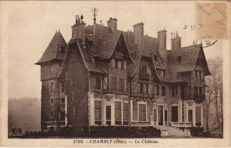 Carte postale ancienne Chambly Le Chateau à Chambly