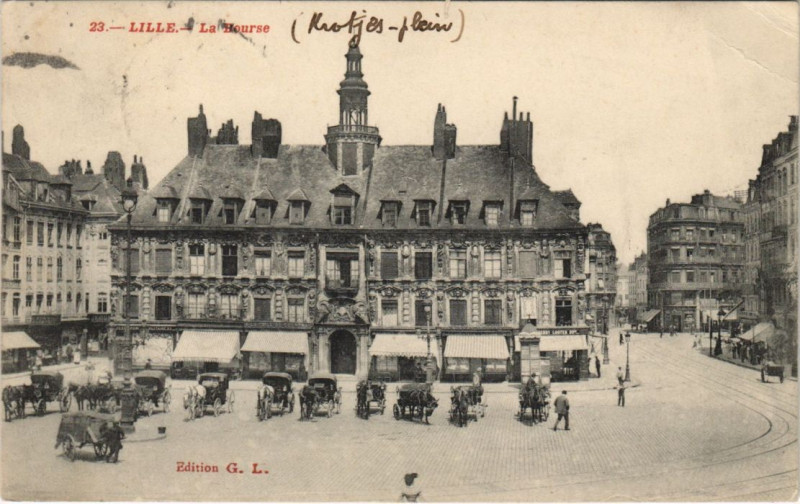 Carte postale ancienne Lille La Bourse à Lille
