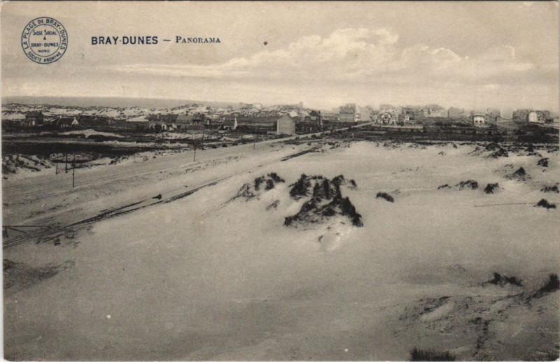 Carte postale ancienne Bray-Dunes Panorama à Anor