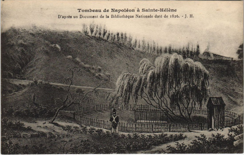 Carte postale ancienne Corse Sainte-Helene Tombeau de Napoleon