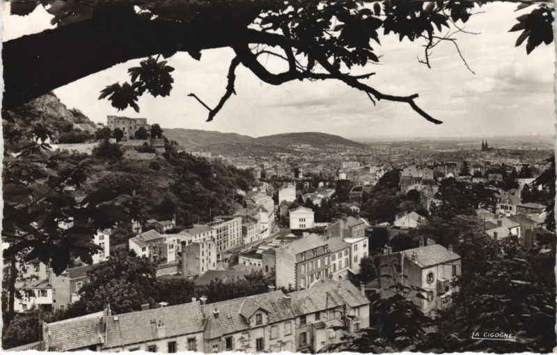Carte postale ancienne Royat Vue Generale à Royat