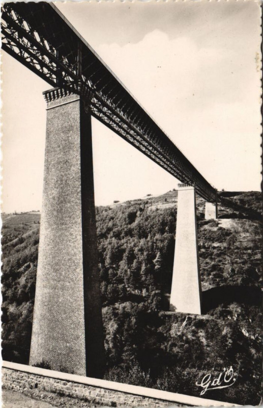 Carte postale ancienne Viaduc des Fades