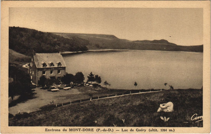 Carte postale ancienne Le Mont-Dore Environs - Lac de Guery à Mont-Dore