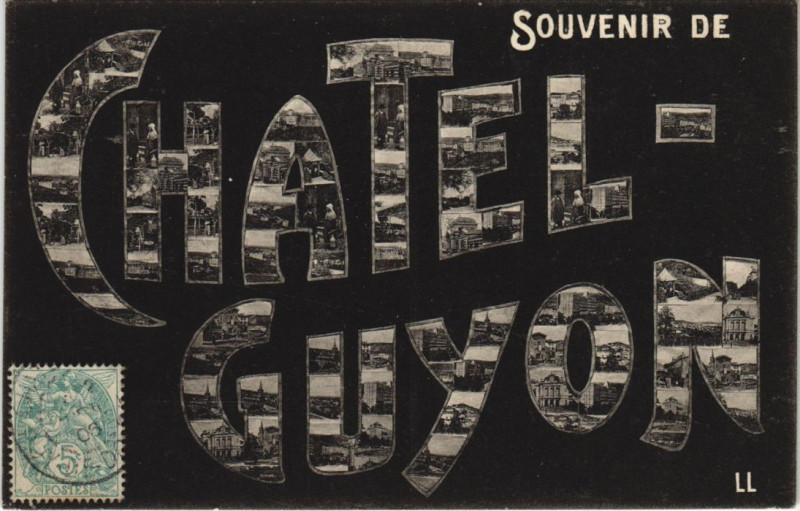 Carte postale ancienne Chatel-Guyon Scenes