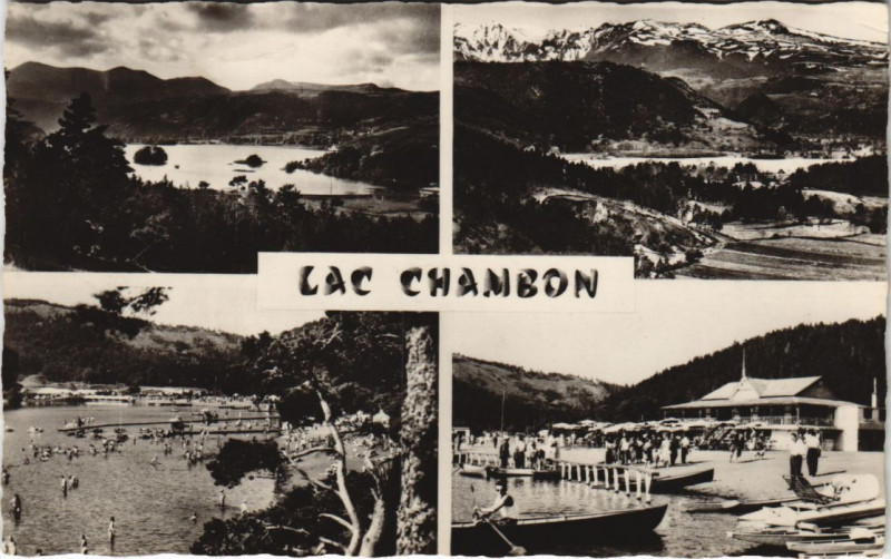 Carte postale ancienne Lac Chambon - Scenes