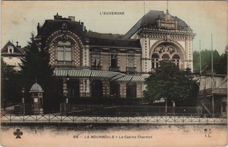 Carte postale ancienne La Bourboule Le Casino Chardon à La Bourboule