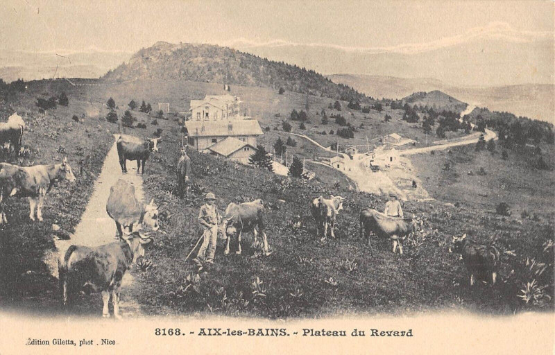 Carte postale ancienne Aix Les Bains Plateau Du Revard à Aix-les-Bains