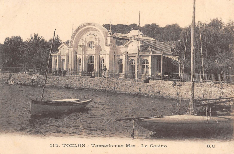 Carte postale ancienne Toulon Tamaris Sur Mer Le Casino à Toulon