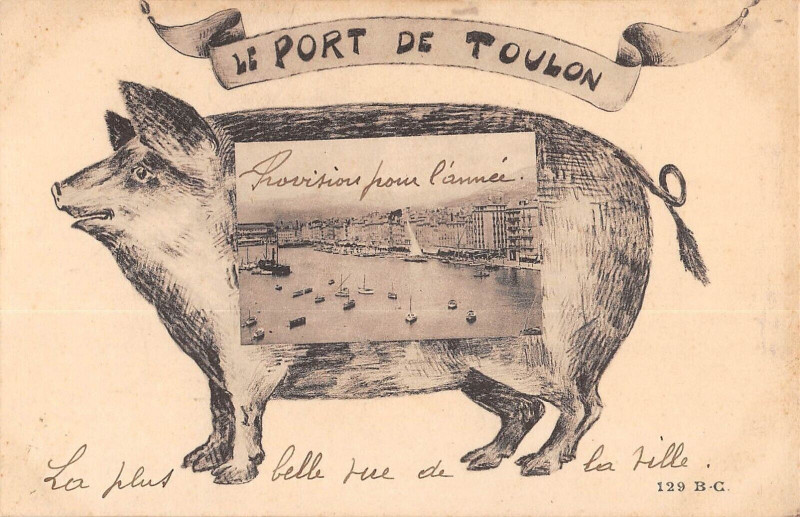 Carte postale ancienne Toulon Le Port De Toulon à Toulon