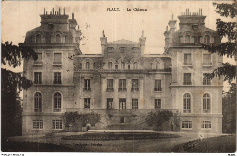 Carte postale ancienne Flacy Le Chateau à Flacy