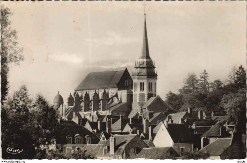Carte postale ancienne Toucy Vue prise du Patis à Toucy