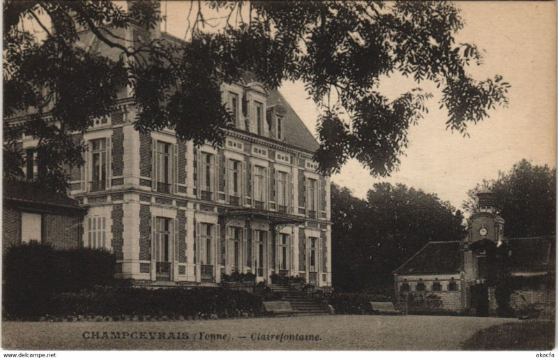 Carte postale ancienne Champcevrais Clairefontaine - Claire Fontaine à Champcevrais