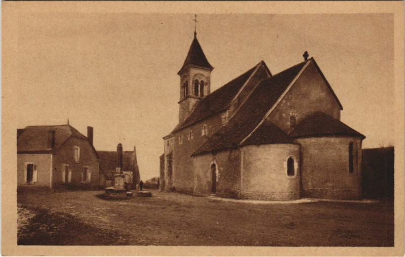 Carte postale ancienne L'Eglise de Vicq France