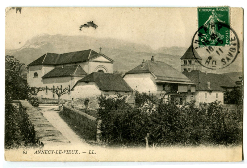 Carte postale ancienne Haute-Savoie Annecy-le-Vieux à Annecy