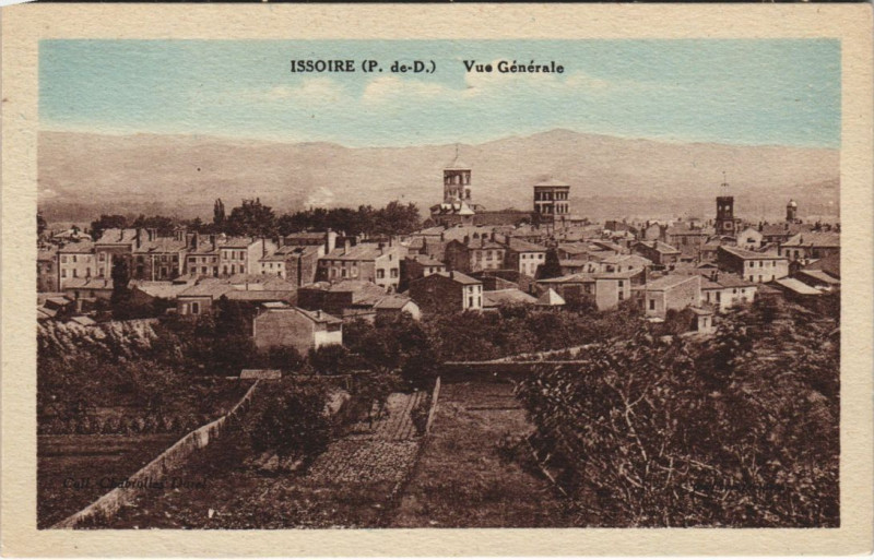 Carte postale ancienne Issoire Vue Generale à Issoire