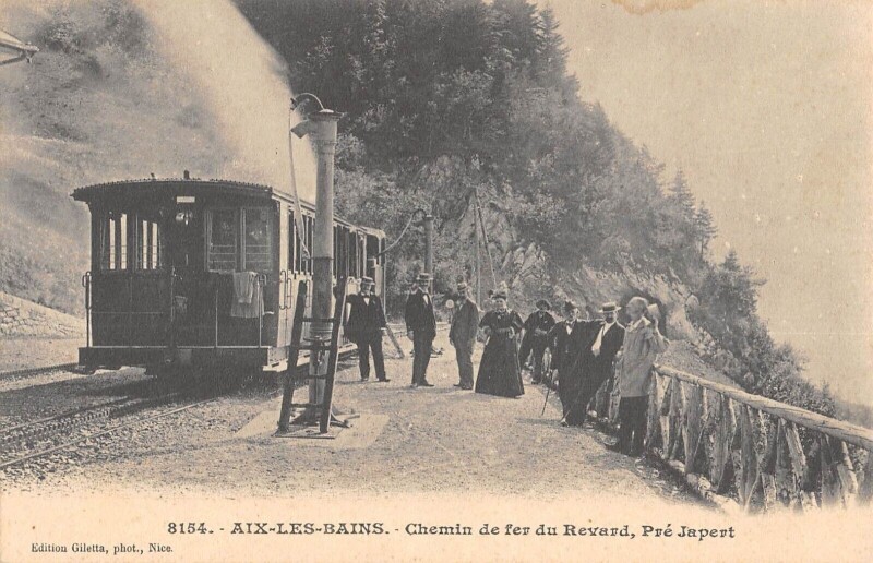 Carte postale ancienne Aix Les Bainchemin De Fer Du Mont Revard Pre Japert