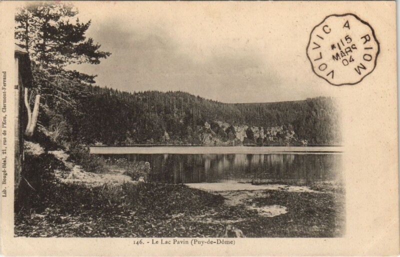 Carte postale ancienne Le Lac Pavin