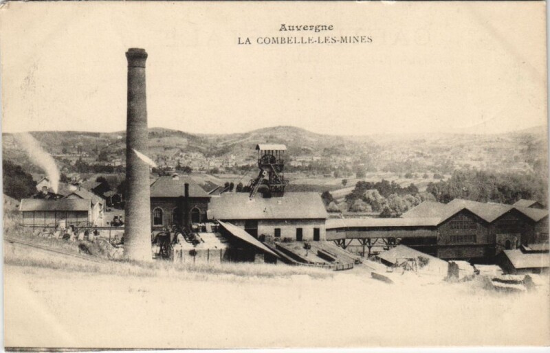 Carte postale ancienne La Combelle-les-Mines Vue Generale
