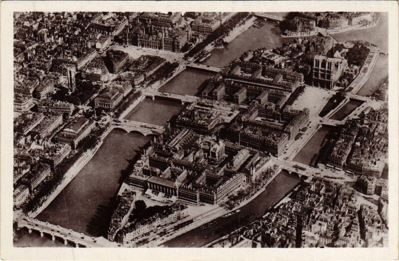 Carte postale ancienne Paris Panorama